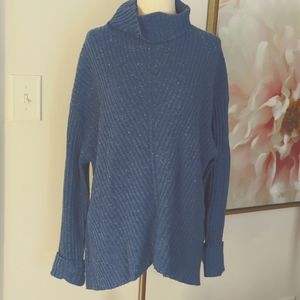 100% Cashmere Blue Becken Sweater, Size M